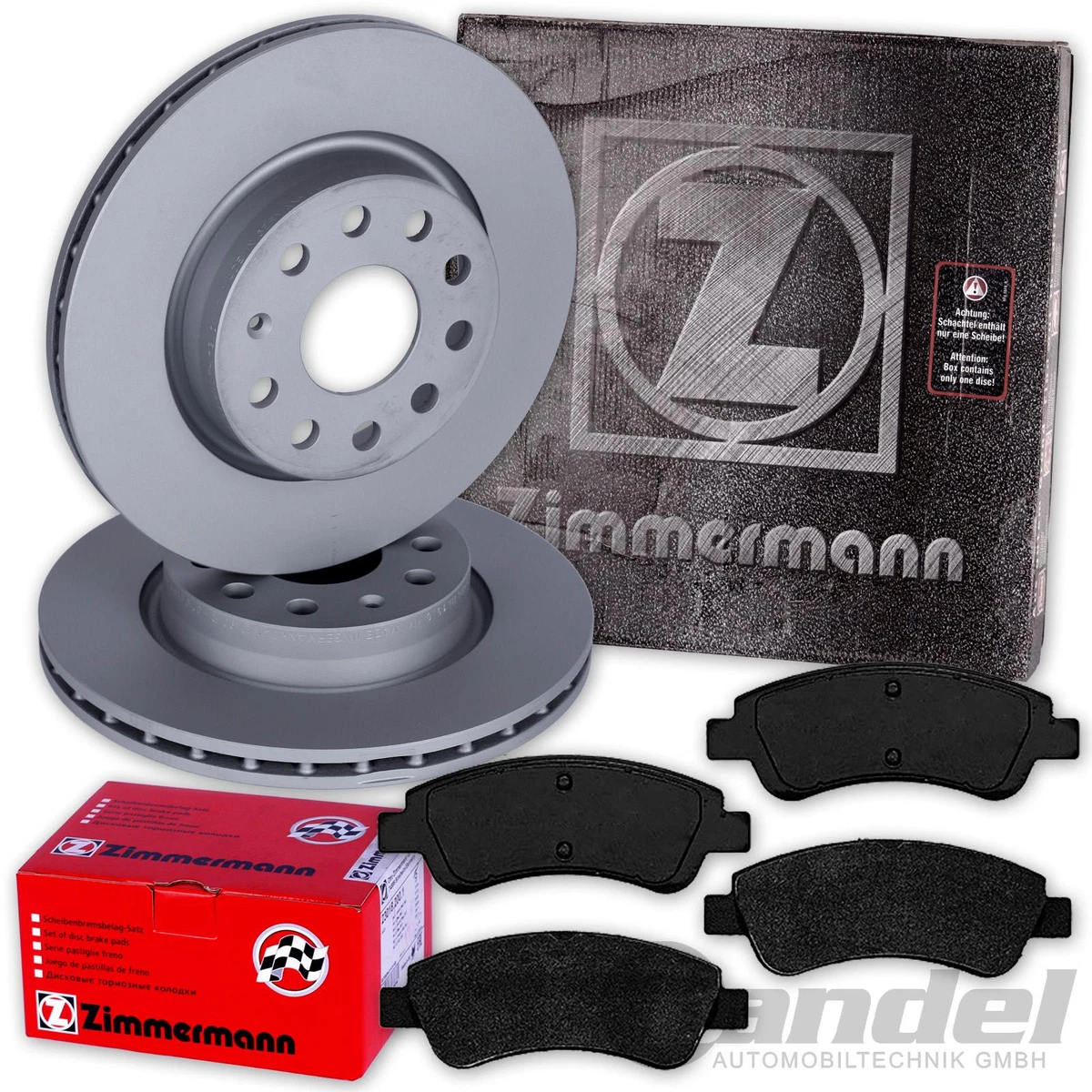 Гальмівні диски та колодки Zimmermann для PEUGEOT 406 Break (8E/F) 3.0 V6