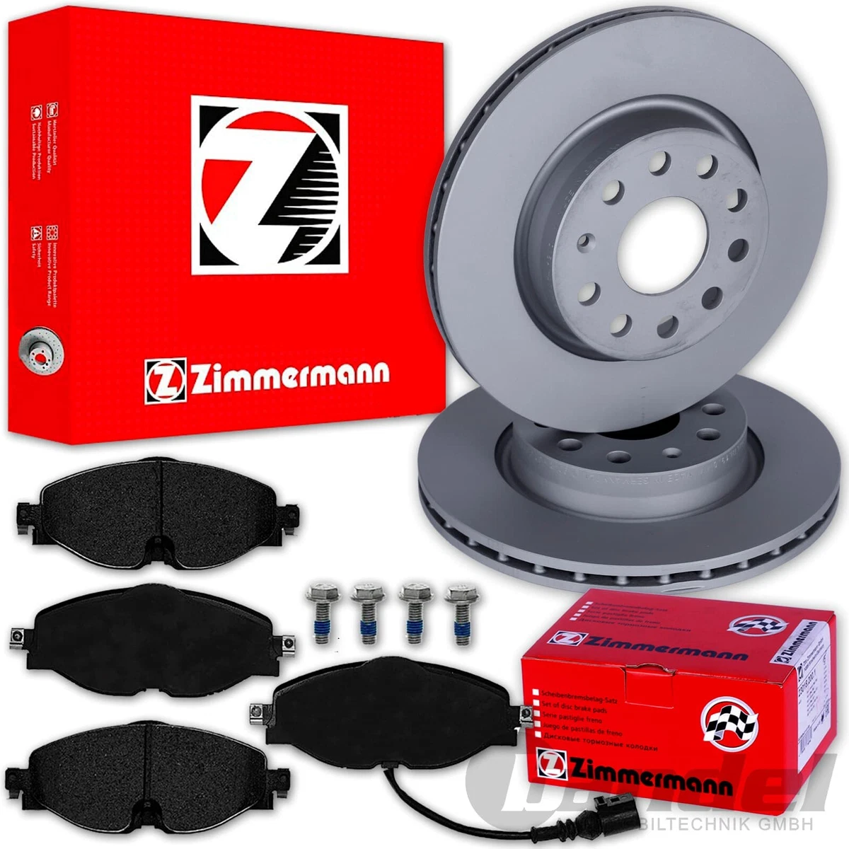 Кращі гальмівні диски та колодки Zimmermann для VW CADDY IV 1.4 TSI