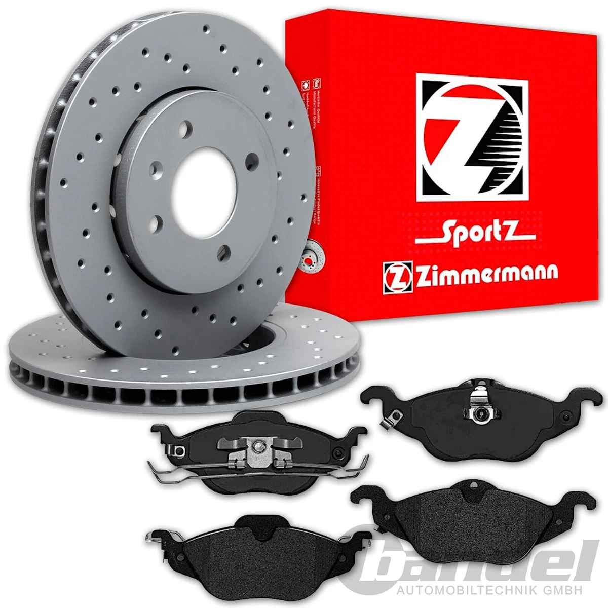 Гальмівні диски та колодки Zimmermann для Renault Megane II Cabriolet