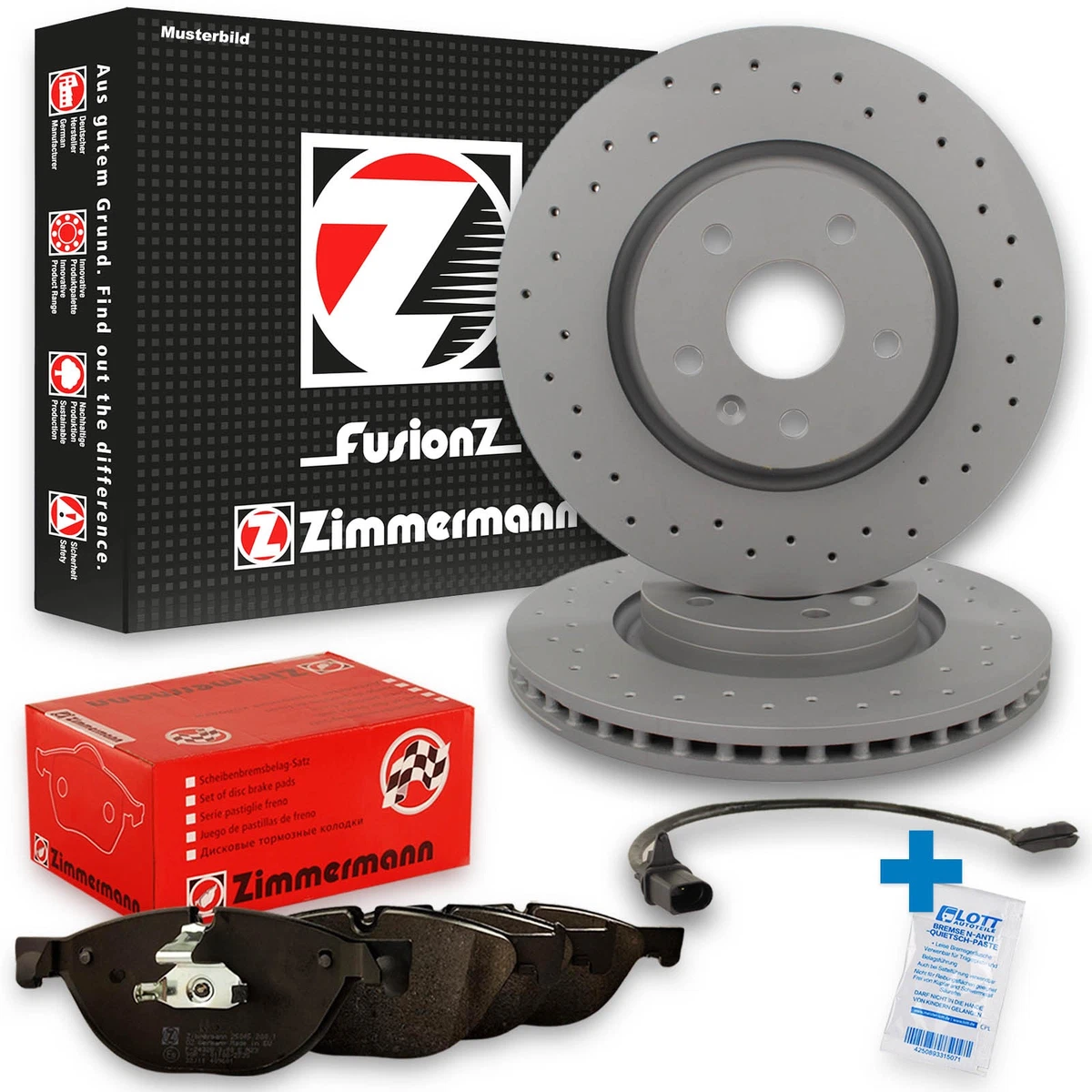 Якісні гальмівні комплекті Zimmermann для Ford Focus (DAW, DBW) Якісні гальмівні комплекті Zimmermann для Ford Focus (DAW, DBW)