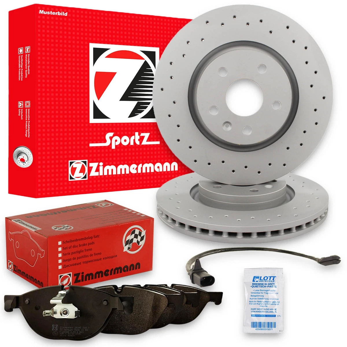 Гальмівні диски та колодки Zimmermann для Renault Megane II Cabriolet