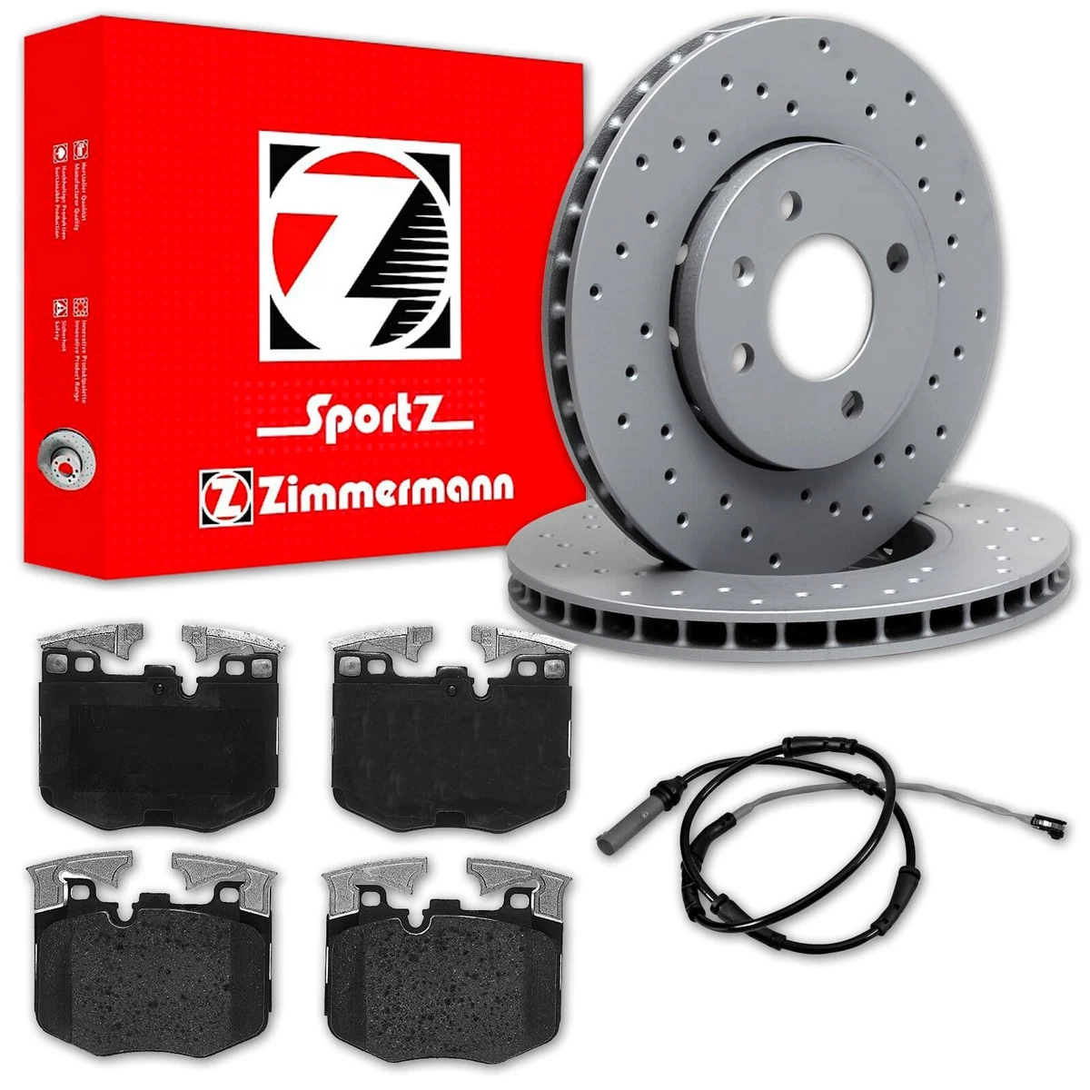 Гальмівні диски та колодки Zimmermann для MERCEDES-BENZ VIANO (W639) 3.5