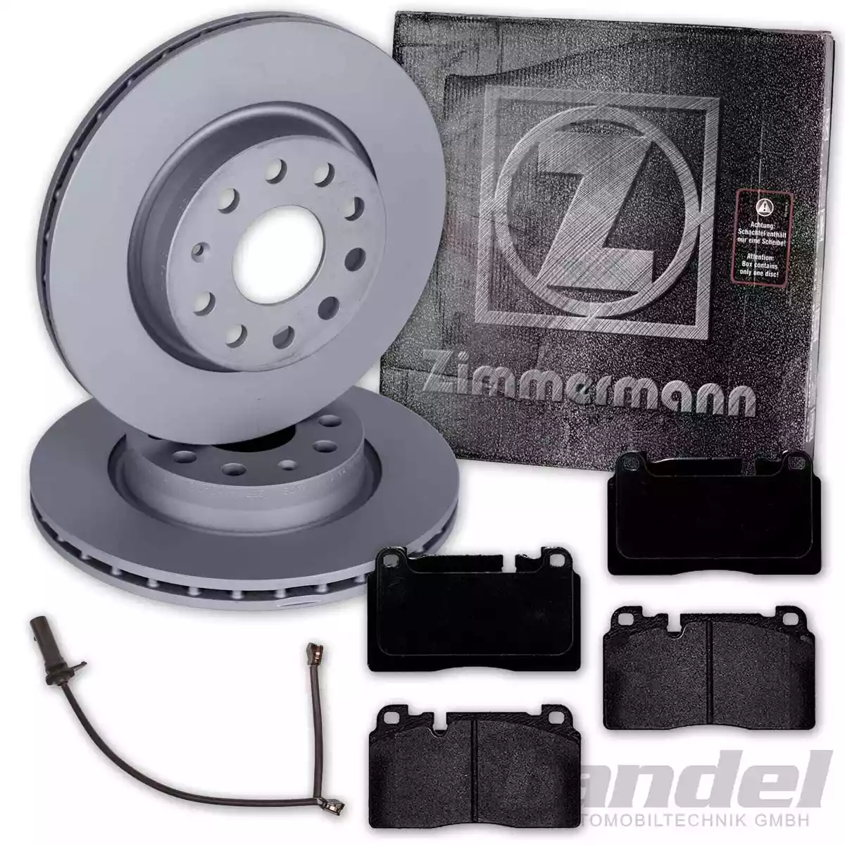 Гальмівні диски Zimmermann для Volvo S80 II (124) D4 — надійність та безпека