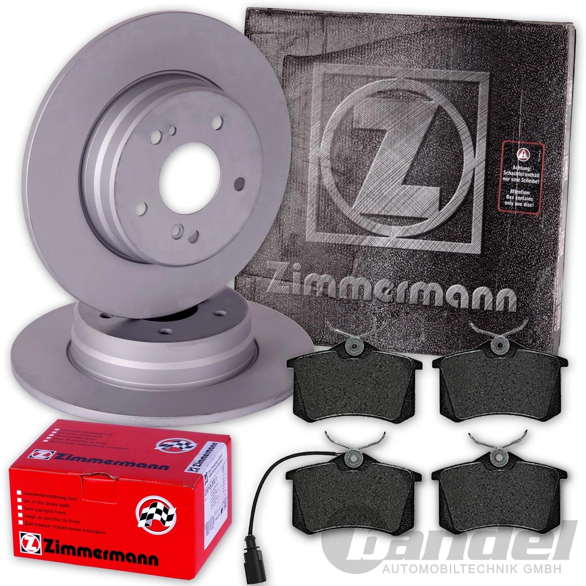 Гальмівні компоненти Zimmermann для SMART FORTWO Cabrio (451)