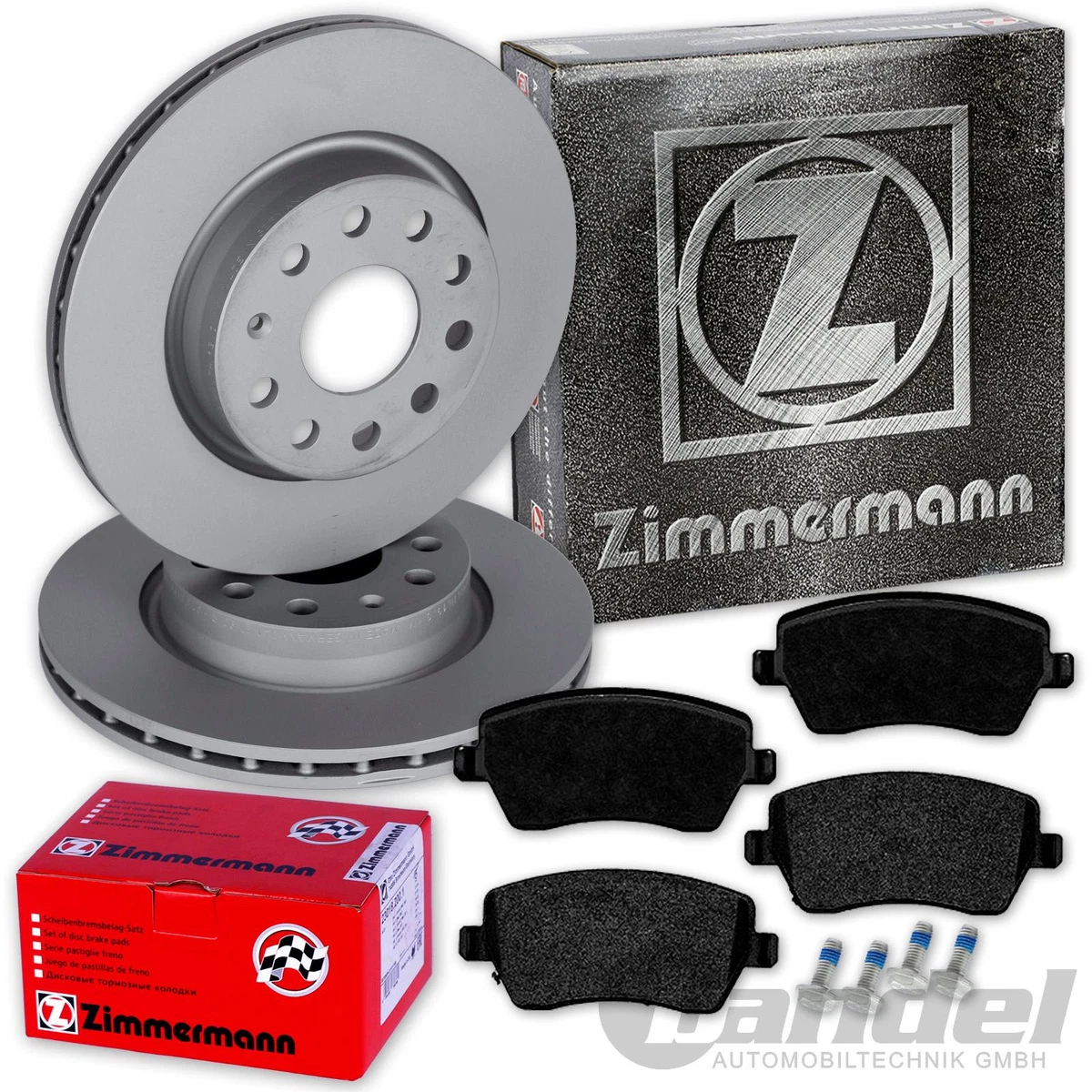 Кращі гальмівні диски та колодки Zimmermann для VW CADDY IV 1.4 TSI